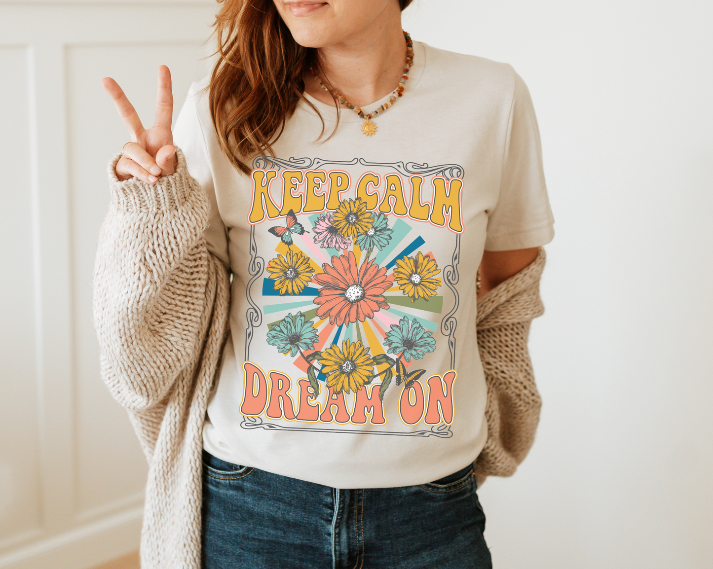 Keep Calm Dream On - On Ivory