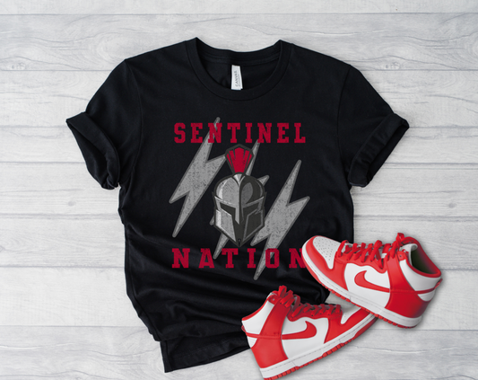 SENTINEL NATION - Tshirt on White or Black