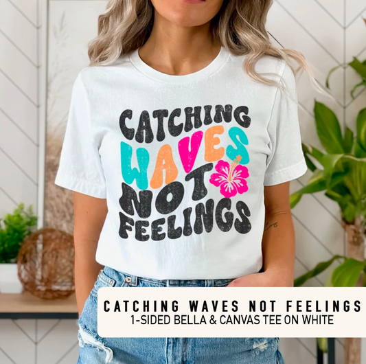 Catch Waves - T-Shirt on White