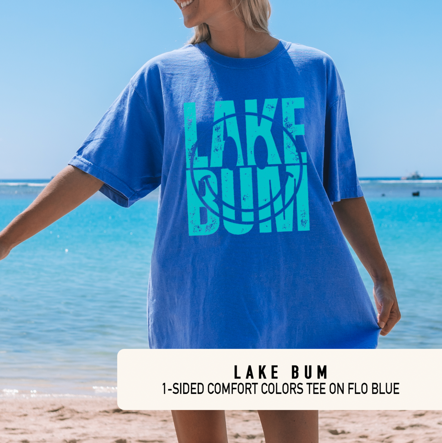 LAKE BUM T-Shirt on FLO BLUE