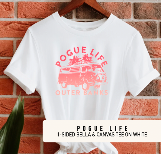 POGUE LIFE - Tshirt on White