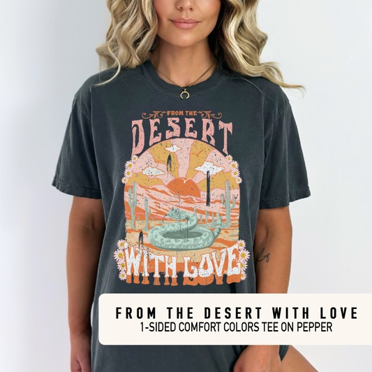 DESERT WITH LOVE - On Pepper Unisex TShirt